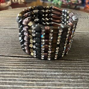 Quiet Luxury Bracelet Beaded Rhinestone Gemstone Diamonds High End Quality Made